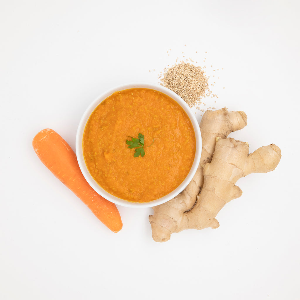 Quinoa Ginger Carrot Soup 甘筍藜麥生薑湯